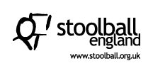 Stoolball England black logo with website address