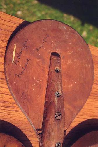 A bat held together with screws, Helsingfors, Finland, August 1924