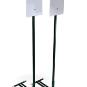 Metal stoolball wickets