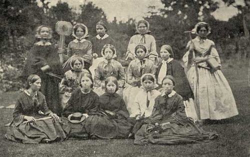 Ready for stoolball, 1861